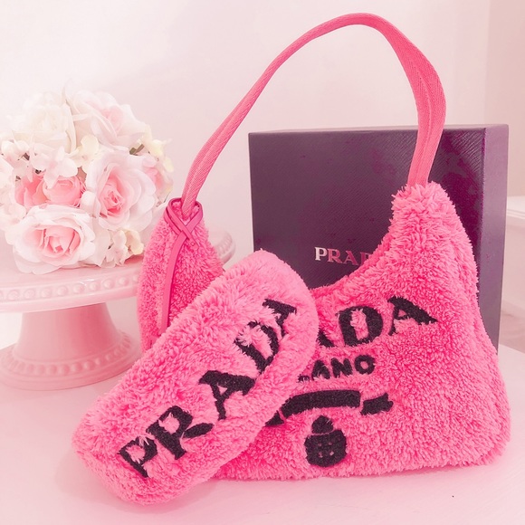 Prada pink terry cloth headband - Picture 2 of 6